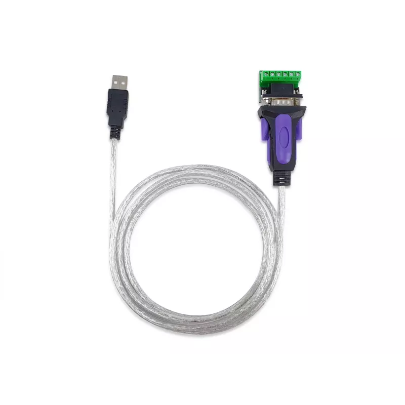 Cabo adaptador Equip USB-A para série RS-422/485 DB9, cinzento, 1,5 m, USB Type-A, DB-9, ficha, ficha