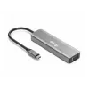 Adaptador Equip USB-C para HDMI/DisplayPort/VGA/USB, USB Type-C, saída HDMI, saída DisplayPort, saída VGA (D-Sub), 3840 x 2160 píxeis