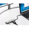 Adaptador Equip USB-C para HDMI/DisplayPort/VGA/USB, USB Type-C, saída HDMI, saída DisplayPort, saída VGA (D-Sub), 3840 x 2160 píxeis