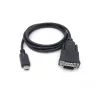 Cabo Equip USB-C para série DB9 M/M 1,5 m preto