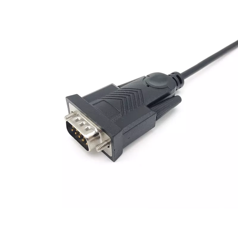 Cabo Equip USB-C para série DB9 M/M 1,5 m preto