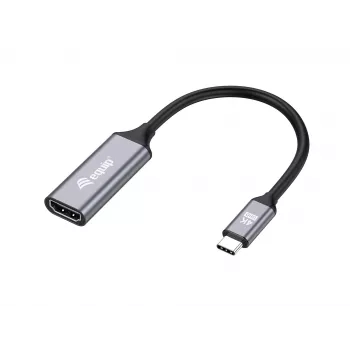 Adaptador Equip USB-C para HDMI 2.0, 4K/60 Hz, 0,15 m, USB Type-C, HDMI, ficha, conector fêmea, reto