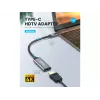 Adaptador Equip USB-C para HDMI 2.0, 4K/60 Hz, 0,15 m, USB Type-C, HDMI, ficha, conector fêmea, reto