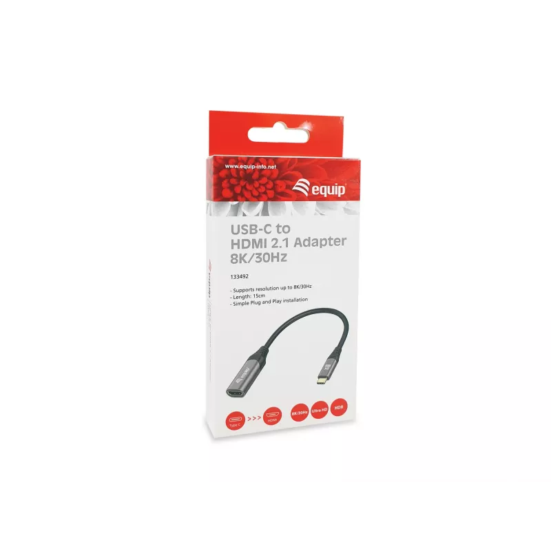Adaptador Equip USB-C para HDMI 2.1 8K 30 Hz 0,15 m