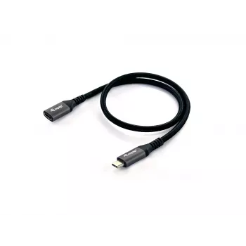 Cabo de extensão Equip USB 3.2 Gen 2 C para C, M/F, 1,0 m, 4K/60 Hz, 10 Gbit/s