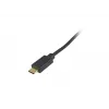 Cabo espiral Equip USB 2.0 C para C angular 90° M/M 1 m preto