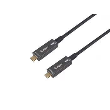Cabo ótico ativo Equip USB-C para C, M/M, 5,0 m, PD 60 W, 4K/60 Hz, 10 Gbit/s, vídeo+dados+PD