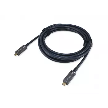 Cabo ótico ativo Equip USB-C para C, M/M, 5,0 m, PD 60 W, 4K/60 Hz, 10 Gbit/s, vídeo+dados+PD