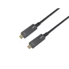 Cabo ótico ativo Equip USB-C para C, M/M, 5,0 m, PD 60 W, 4K/60 Hz, 10 Gbit/s, vídeo+dados+PD