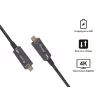 Cabo ótico ativo Equip USB-C para C, 10 m, 4K/60 Hz, vídeo+dados+PD