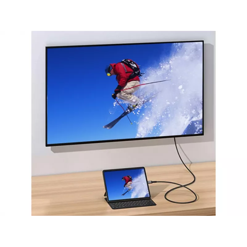 Cabo premium Equip USB-C para DisplayPort, M/M, 1,0 m, 8K/60 Hz