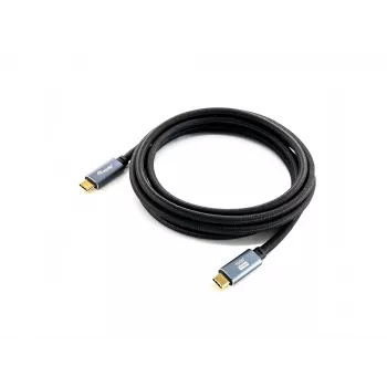 Cabo Equip USB 3.2 Gen 2 C para C, M/M, 2,0 m, 5A, PD 100W, 4K/60Hz, 10Gbps