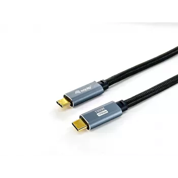 Cabo Equip USB 3.2 Gen 2 C para C, M/M, 2,0 m, 5A, PD 100W, 4K/60Hz, 10Gbps