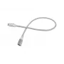 Cabo de extensão Equip USB 3.2 Gen 2 C para C, 0,5 m, M/F, 4K/60 Hz, 10 Gbit/s, branco