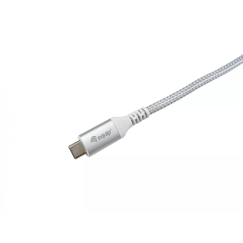 Cabo de extensão Equip USB 3.2 Gen 2 C para C, 0,5 m, M/F, 4K/60 Hz, 10 Gbit/s, branco