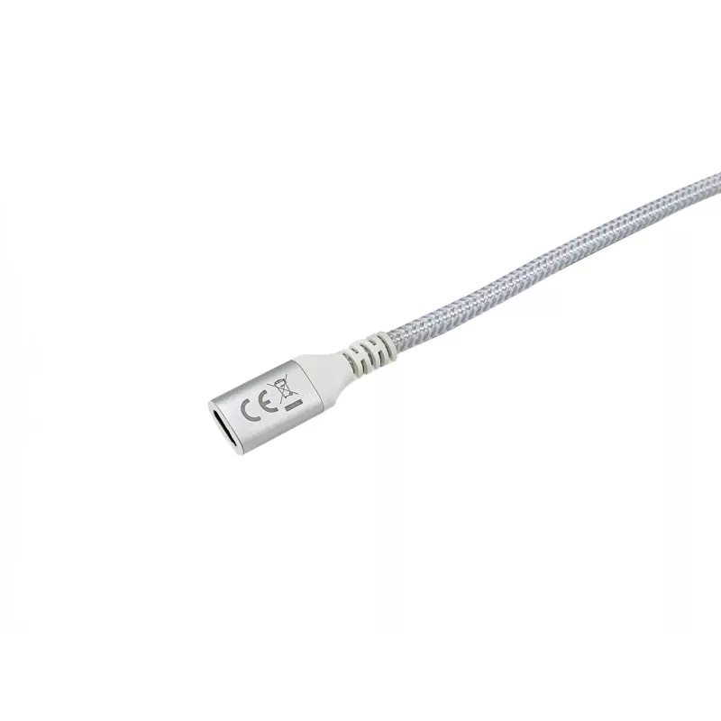 Cabo de extensão Equip USB 3.2 Gen 2 C para C, 1,0 m, M/F, 4K/60 Hz, 10 Gbit/s, branco
