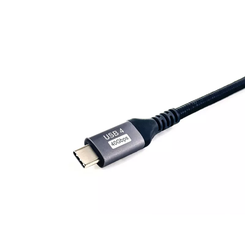 Cabo Equip USB 4 Gen 3 C para C, M/M, 2,0 m, PD3.1 240 W, 8K/60 Hz, 40 Gbit/s, preto