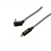 Cabo Equip USB 3.2 Gen 2x2 C para C com ficha em U, 1,0 m, preto, M/M, PD240W, 4K/60 Hz, 20 Gbit/s