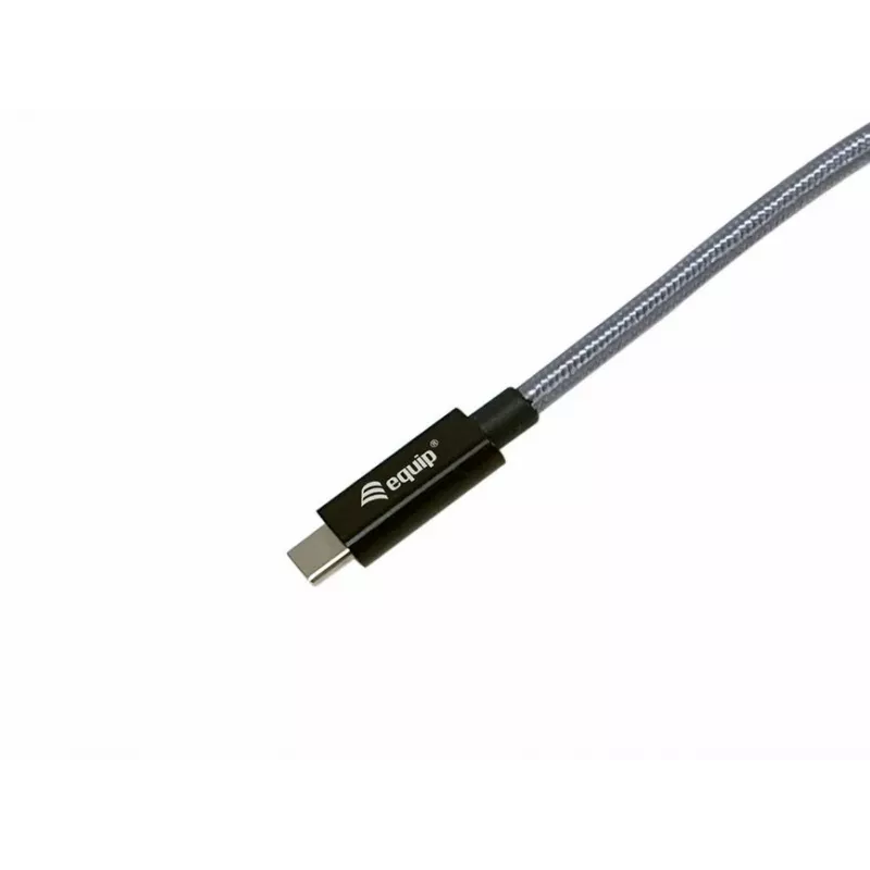 Cabo Equip USB 3.2 Gen 2x2 C para C com ficha em U, 2,0 m, preto, M/M, PD240W, 4K/60 Hz, 20 Gbit/s