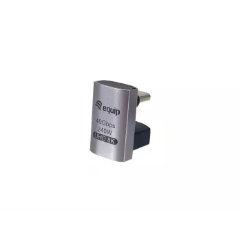 Adaptador USB 4 C para C com ficha em U Equip 133477 40 Gbit/s PD 240 W pack de 2