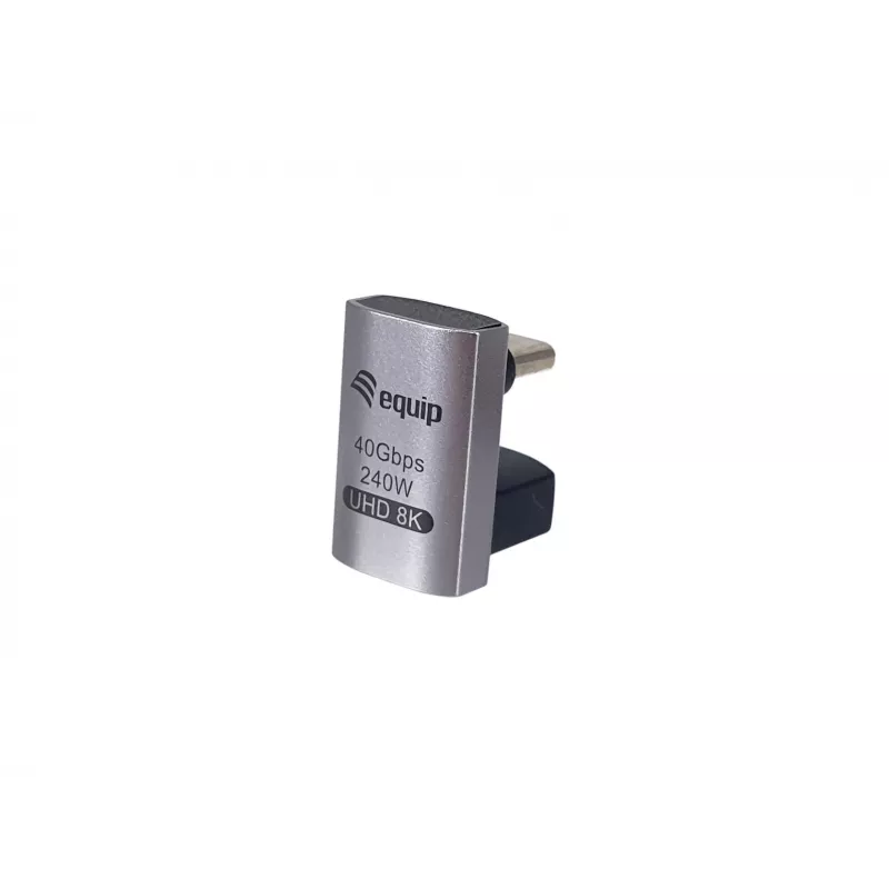Adaptador USB 4 C para C com ficha em U Equip 133477 40 Gbit/s PD 240 W pack de 2
