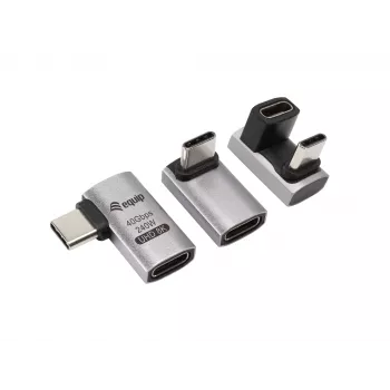 Adaptador Equip USB 4 C para C, 40 Gbit/s, PD 240 W, pack de 3