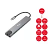 Adaptador multifunções USB-C 8 em 1 Equip, com fios, USB Type-C, 100 W, 1000 Mbit/s, 1000BASE-T, IEEE 802.3ab