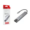 Adaptador multifunções USB-C 8 em 1 Equip, com fios, USB Type-C, 100 W, 1000 Mbit/s, 1000BASE-T, IEEE 802.3ab
