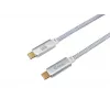 Cabo USB-C para USB-C EQUIP 3,0 m — USB 3.2 Gen 2, 10 Gbit/s, PD 100 W, 4K/60 Hz, branco