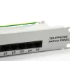 Patch panel Equip 25 portas Cat.3 RJ45 ISDN, cinzento-claro