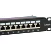 Patch panel Equip 24 portas Cat.6A blindado