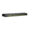 Equip Patch Panel 24 portas Cat.5e blindado, preto