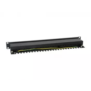 Equip Patch Panel 24 portas Cat.6 blindado, cinzento-claro
