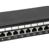 Equip Patch Panel 24 portas Cat.6 blindado, cinzento-claro