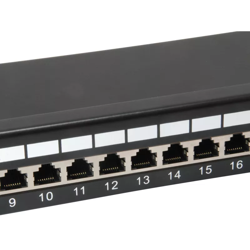 Equip Patch Panel 24 portas Cat.6 blindado, cinzento-claro