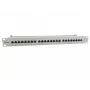 Equip Patch Panel 24 portas Cat.6A blindado, cinzento-claro, 10/100/1000Base-T(X), Gigabit Ethernet, 1000 Mbit/s, RJ-45, Cat6a, montagem em rack