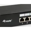 Equip Patch Panel 16 portas Cat.6 blindado, preto, 10/100/1000Base-T(X), Gigabit Ethernet, 1000 Mbit/s, RJ-45, Cat6, montagem em rack