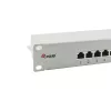 Equip Patch Panel 16 portas Cat.6 blindado, cinzento-claro