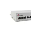 Equip Patch Panel de secretária 12 portas Cat.6, cinzento-claro, 10/100/1000Base-T(X), Gigabit Ethernet, 1000 Mbit/s, RJ-45, Cat6, 1U