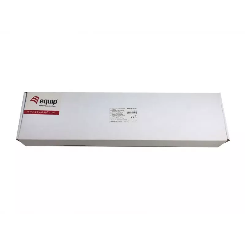 Equip 327316 Patch Panel Premium 16 portas Cat.5e blindado, cinzento-claro