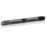 Equip Patch Panel 16 portas Cat.5e não blindado, preto
