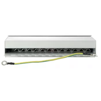 Equip Patch Panel de secretária 12 portas Cat.6, cinzento-claro