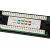 Equip Patch Panel 24 portas Cat.5e não blindado, preto, Cat5e, montagem em rack, 1U, preto, RoHS, CE