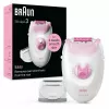 Depiladora Braun Silk-épil 3 3-031 20 pinças rosa branco