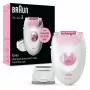 Depiladora Braun Silk-épil 3 3-031 20 pinças rosa branco