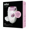 Depiladora Braun Silk-épil 3 3-031 20 pinças rosa branco