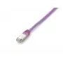 Cabo de rede Equip Cat.6A Platinum S/FTP, 20 m, roxo