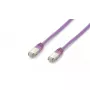 Cabo de rede Equip Cat.6A Platinum S/FTP RJ-45 5 m roxo