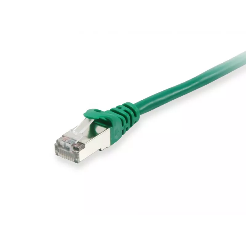 Cabo patch Equip Cat.6A S/FTP RJ-45 1,0 m verde