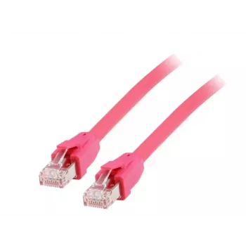Cabo de rede Equip Cat 8.1 S/FTP (PIMF) cabo patch RJ-45 Cat8.1 3,0 m vermelho